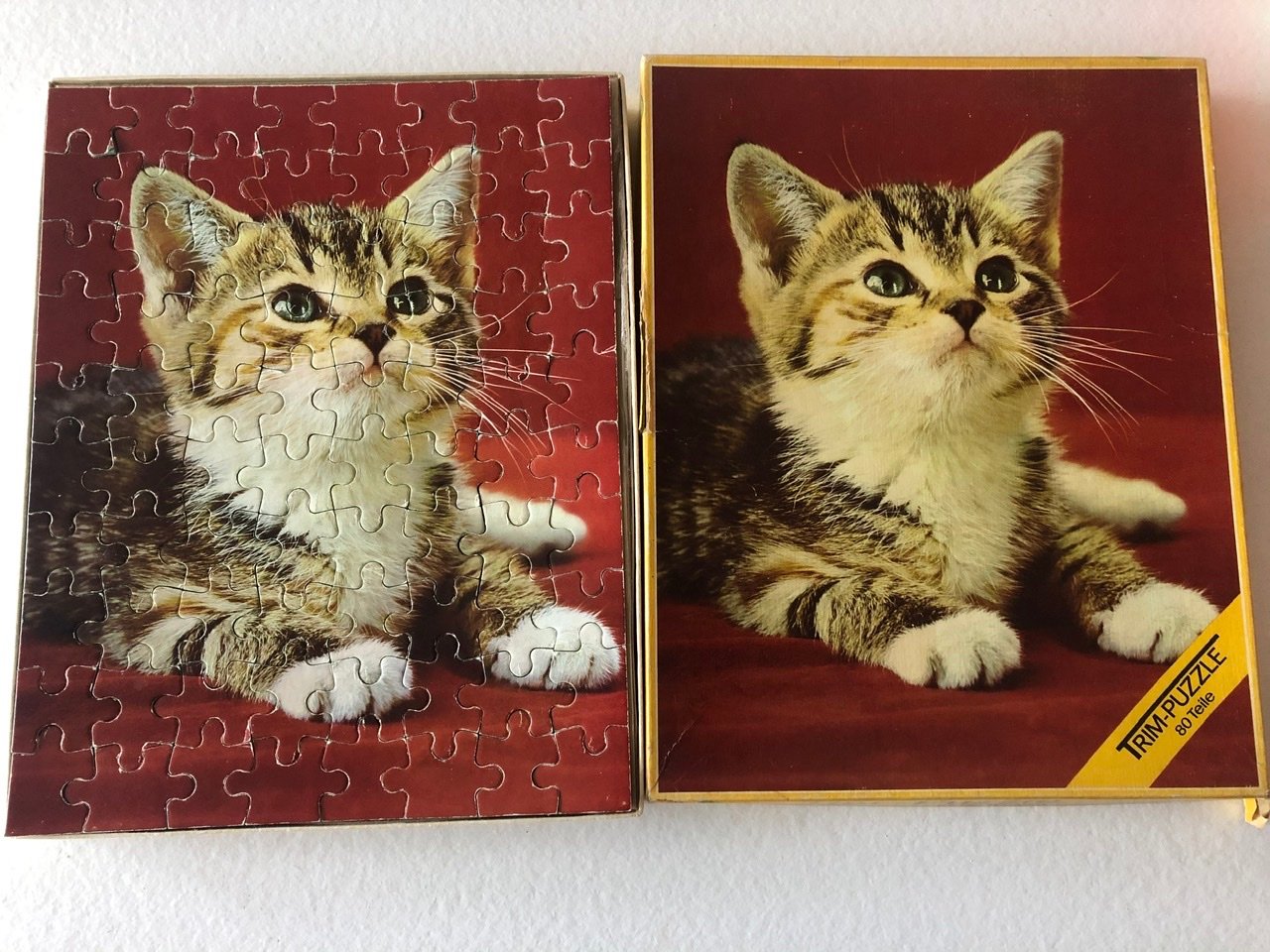 Puzzel kitten, 80 stukjes - nr. 1