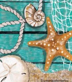 FULL diamond painting seashore XL