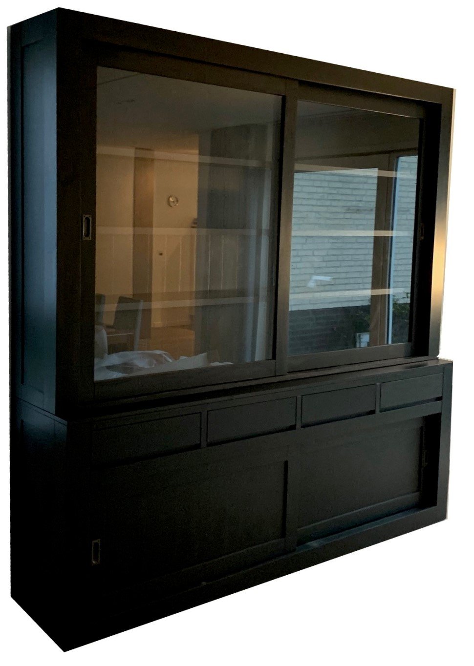 Buffetkast Design XL zwart - grijs 240 x 50/x40 x 240cm - nr. 1