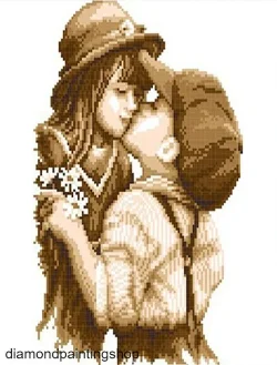 FULL diamond painting vintage lovers XXL