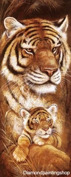 FULL diamond painting tiger XXL