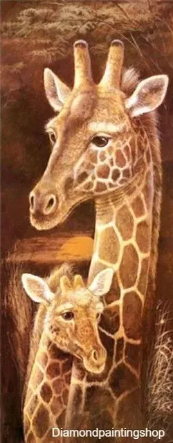 FULL diamond painting giraffe XXL GERESERVEERD