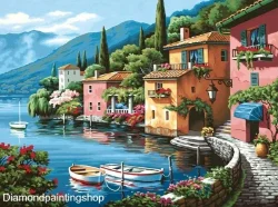FULL diamond painting riverside XXL