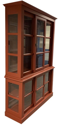 Buffetkast Grouw rood 150 x 50 x 220cm