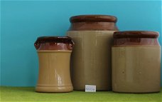 3 keramiek potten  [WD024]