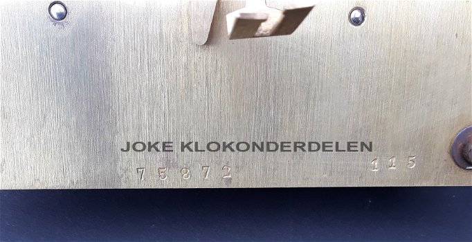 == Staande klok uurwerk = oud = 41752 - 6