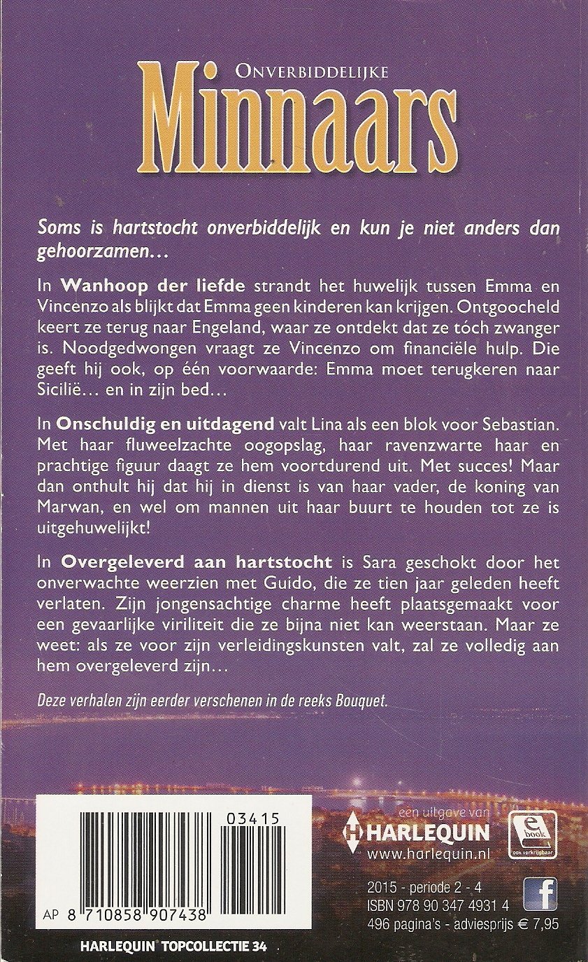 Harlequin Topcollectie Onverbiddelijke minnaars (3 boeken in 1 band) - Afbeelding 2