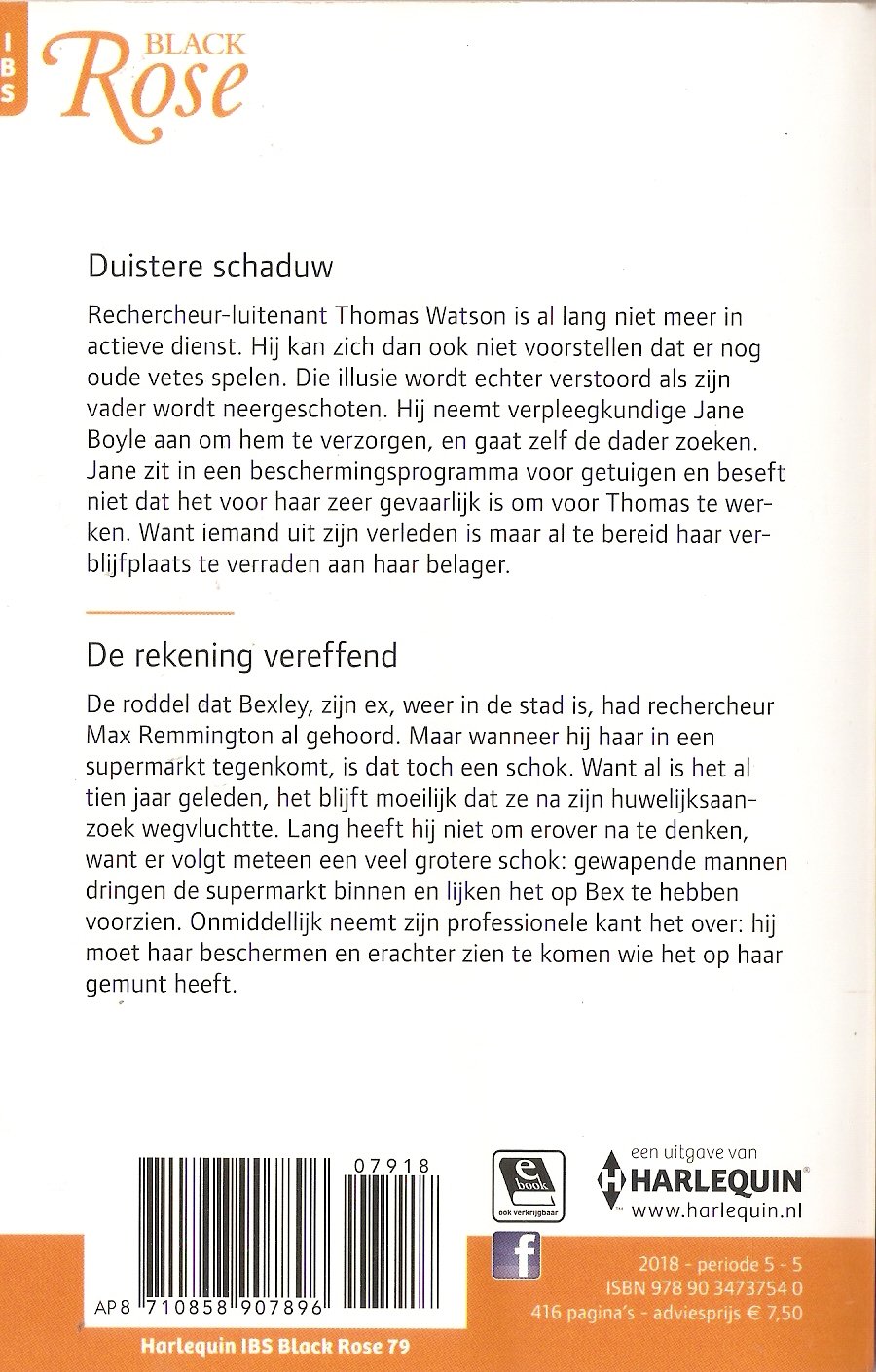 IBS/Black Rose nummer 79 (2 boeken in 1 band) Harlequin - Afbeelding 2