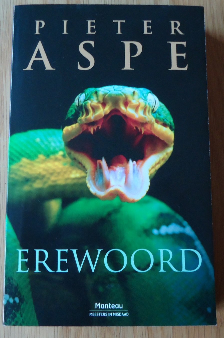 Te koop het nieuwe boek "Erewoord" van Pieter Aspe. - nr. 1