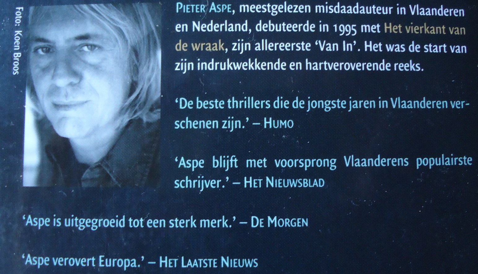 Te koop het nieuwe boek "Erewoord" van Pieter Aspe. - Afbeelding 3