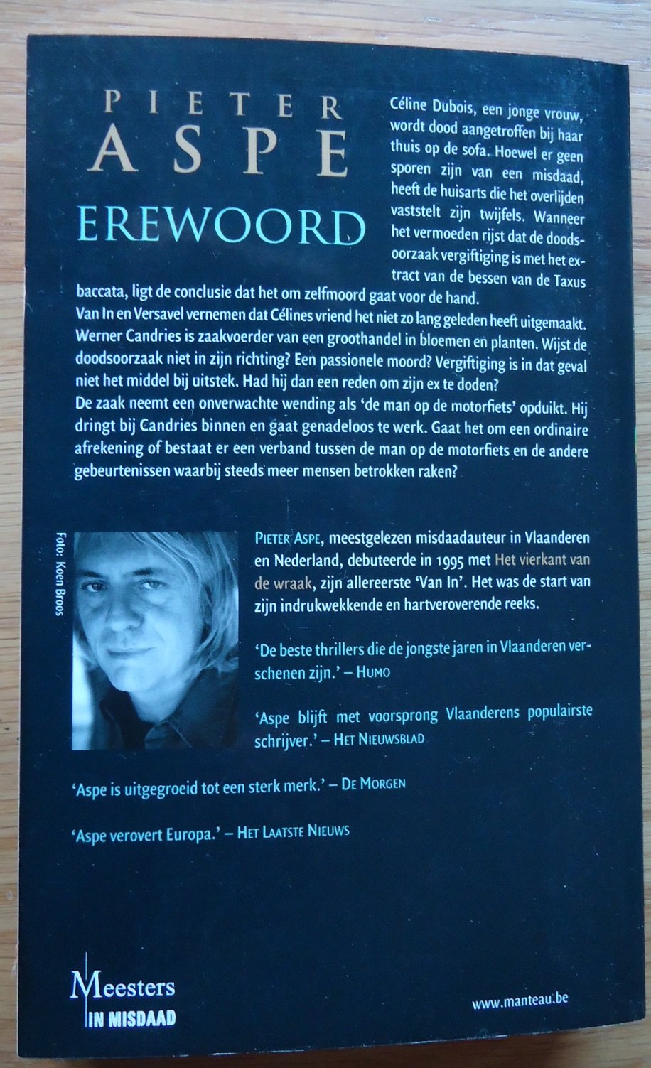 Te koop het nieuwe boek "Erewoord" van Pieter Aspe. - Afbeelding 5