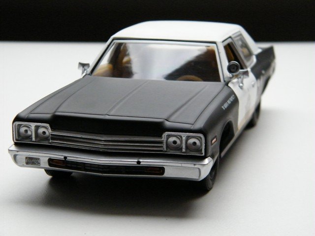Nieuw in doos! Dodge Monaco – Blues Brothers – Greenlight modelauto 1:24 - Afbeelding 4