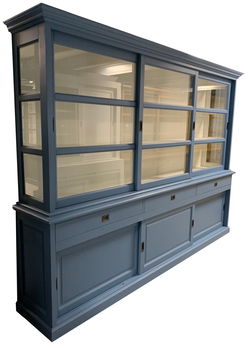 Buffetkast Putten oud blauw soft close laden 300 x 220cm