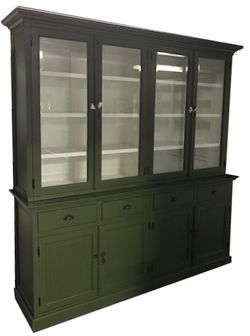 Buffetkast Haarlo Olijf groen - wit 220 x 220cm