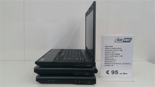 Partij Dell Laptops E5510 i3 1Ge Met oplader Compleet - 1
