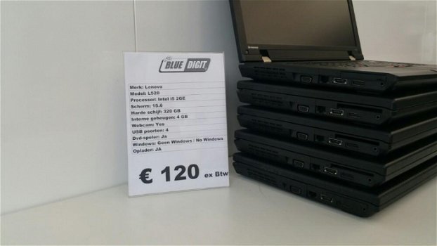 Partij Lenovo Laptops L520 i5 2Ge Met oplader Compleet - 4