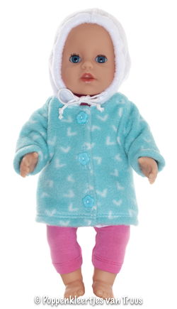 Baby Born Badpopje 32 cm Mintgroen/wit jasje