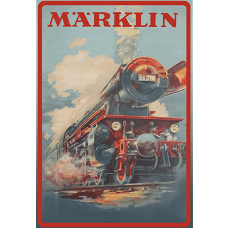 Metalen wandbord poster van Marklin modeltreinen