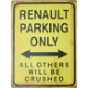 Diverse parking signs van oa. Mercedes Opel BMW Fiat. Nagenoeg alle merken op voorraad - 5 - Thumbnail