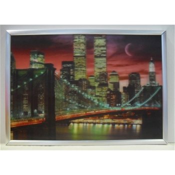 New York skyline 3D met omlijsting bij Stichting Superwens! - 0