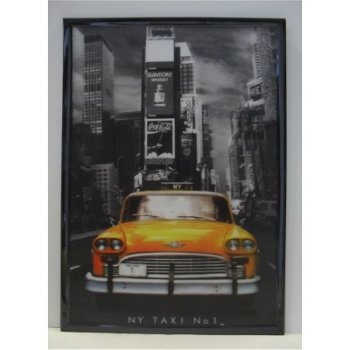 NY - Yellow Cab 3D met omlijsting bij Stichting Superwens! - 0