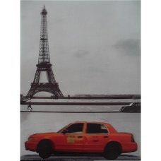 Parijs Eiffeltoren 3D plaat bij Stichting Superwens!