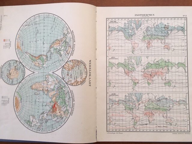 Volledige school-atlas der geheele aarde 9e druk 1931 - Ten Have, Moerman - Afbeelding 4