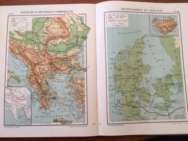 Volledige school-atlas der geheele aarde 9e druk 1931 - Ten Have, Moerman - Afbeelding 6