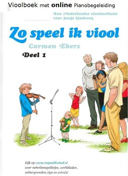 Zo Speel ik Viool - vioolmethode 1 + online Pianobegeleiding - 0