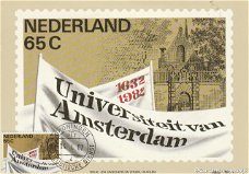 Universiteit van Amsterdam eerste dag afstempeling