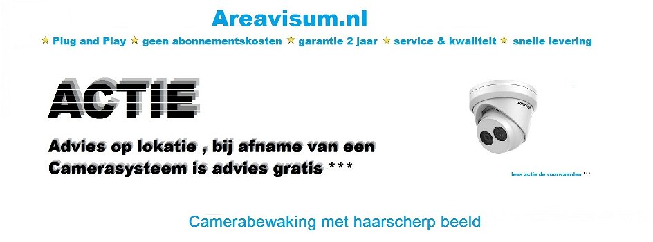 ACTIE advies op locatie . beveiligingscamera's en systemen - 0