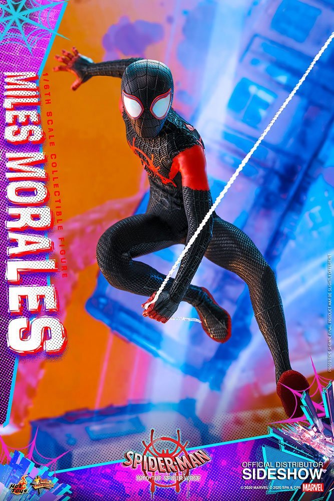 Hot Toys Spider-man into the Spider-Verse Miles Morales MMS567 - Afbeelding 2