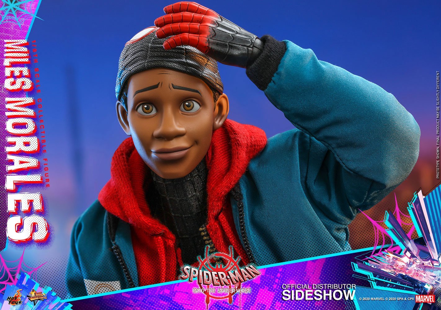 Hot Toys Spider-man into the Spider-Verse Miles Morales MMS567 - Afbeelding 5