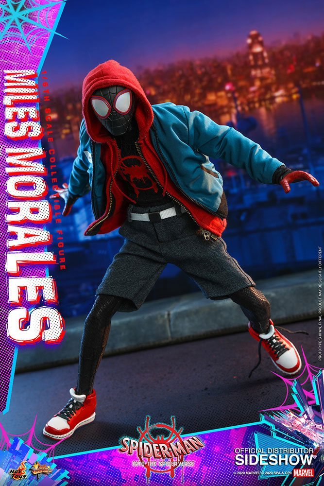 Hot Toys Spider-man into the Spider-Verse Miles Morales MMS567 - Afbeelding 6