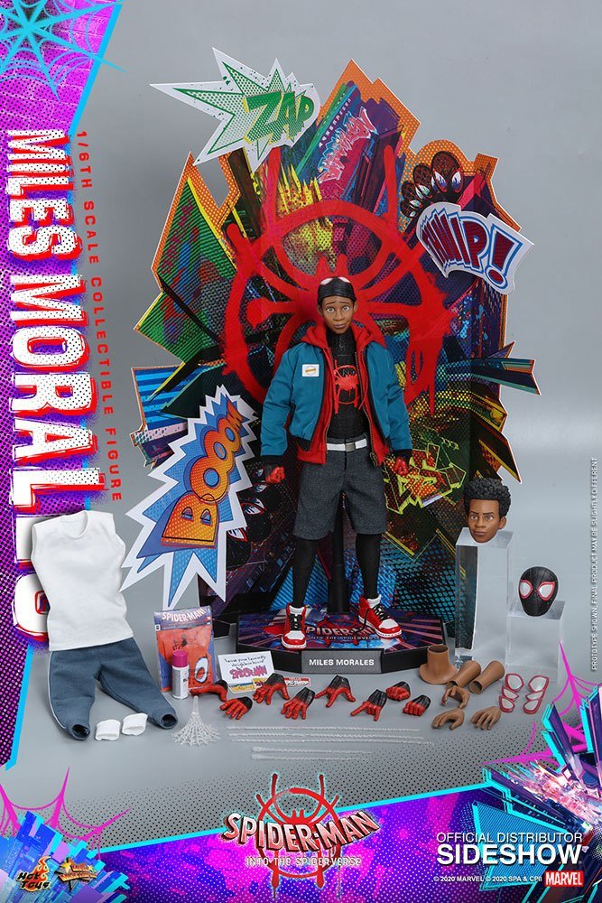 Hot Toys Spider-man into the Spider-Verse Miles Morales MMS567 - Afbeelding 7