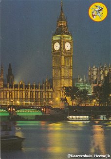 Engeland London Big Ben by Night