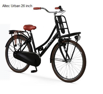 26 inch transport/ oma fietsen gratis rijklaar - nr. 1
