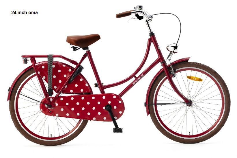 24 inch meisjes fiets nieuw, gratis rijklaar - nr. 1