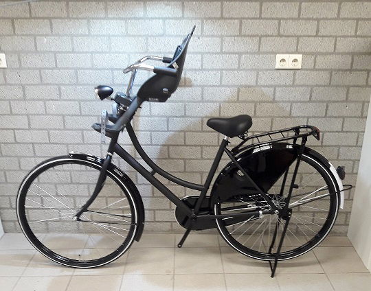 avalon oma - moeder fiets compleet met voorzitje actie op=op - nr. 1