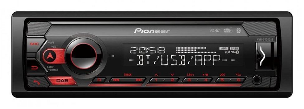 PIONEER MVH-S420DAB 1-DIN-ontvanger met DAB/DAB+ - 1