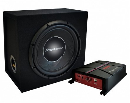 PIONEER GXT-3730B SUBWOOFER EN VERSTERKER - 0