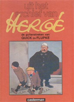 Uit uit archief van Herge Quick en Flupke hardcover - 0