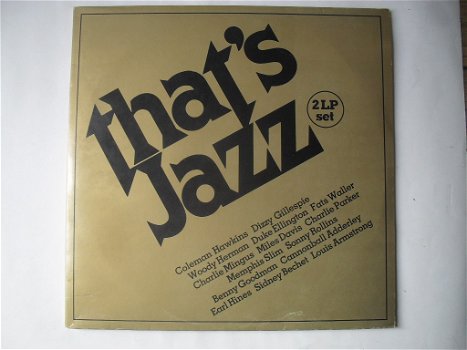 That's jazz -2 lp set (gold)- 24 tracks v/a - 0