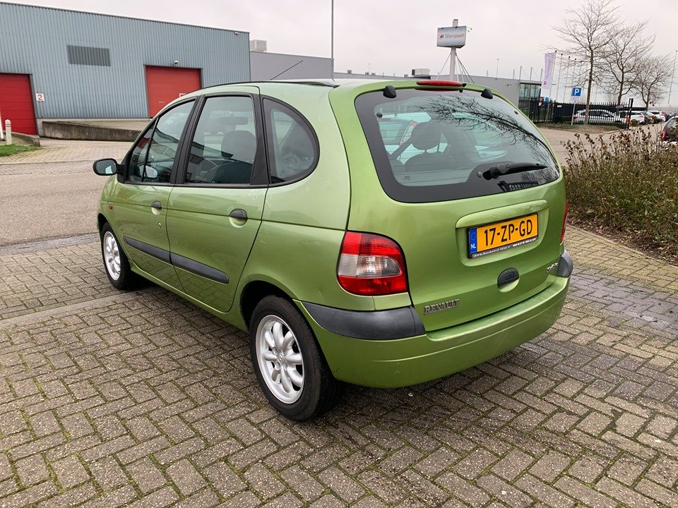 Renault Megane Scenic 1.6 16V RXE 1999 Groen,Apk,€599- - Afbeelding 4