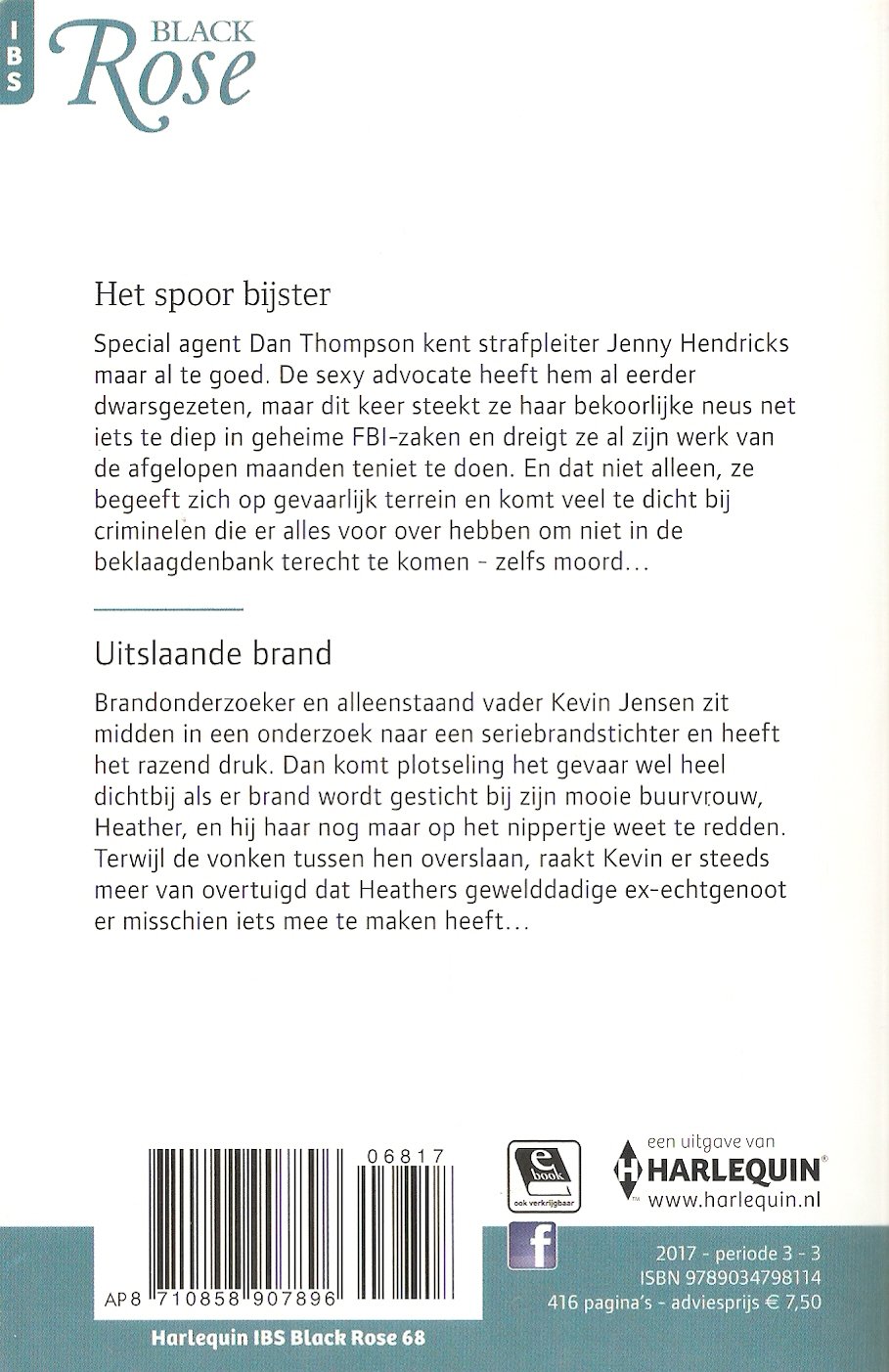 IBS/Black Rose nummer 68 (2 boeken in 1 band) Harlequin - Afbeelding 2
