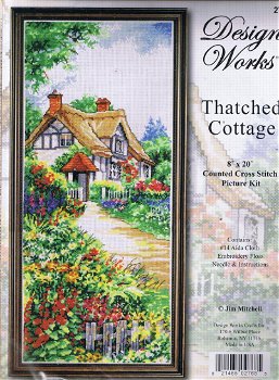 Borduurpakket Thatched Cottage van Design Works - 0