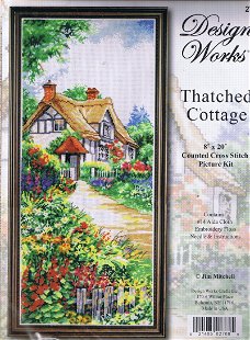 Borduurpakket Thatched Cottage van Design Works