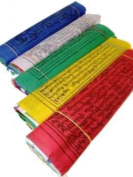 Slinger van 25 Tibetaanse gebedsvlaggetjes - 1