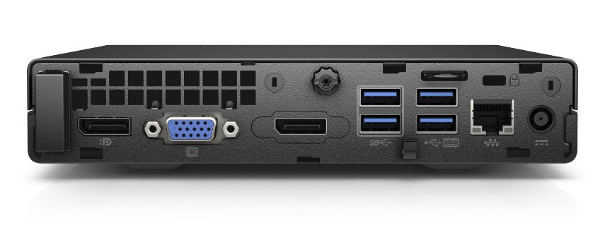 HP EliteDesk 800 G2 Mini Core i5-6500T 2.5GHz, 8GB, 128GB SSD, 6x USB3.0, VGA+2x DP, Win 10 Pro - 2