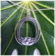 Lotusbloem, stijlvolle hanger van zilver - 1 - Thumbnail